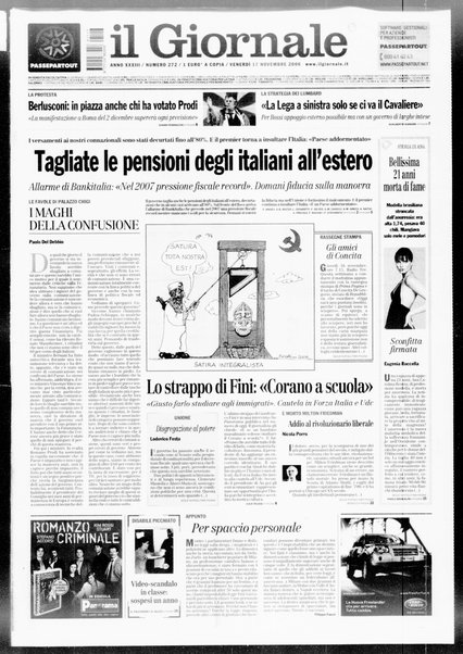 Il giornale : quotidiano del mattino